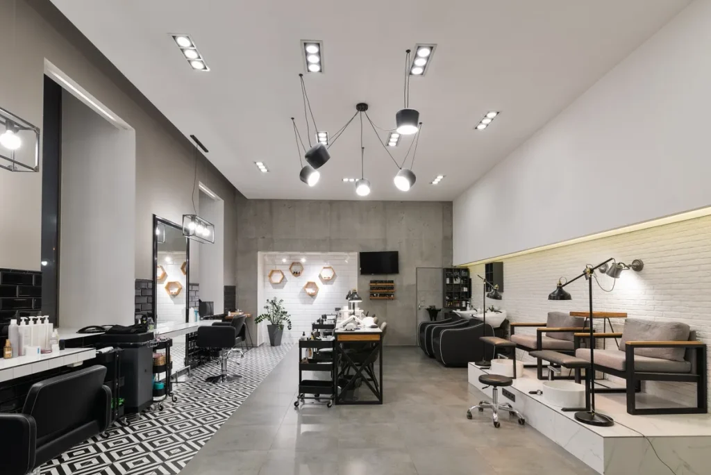 洗練されたスタイリッシュな韓国風の内装デザインのイメージ画像