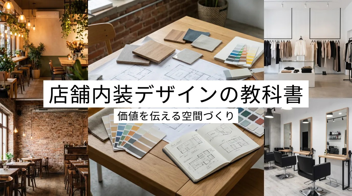 店舗内装デザインとは？見た目だけで終わらない価値が伝わる空間づくりの考え方